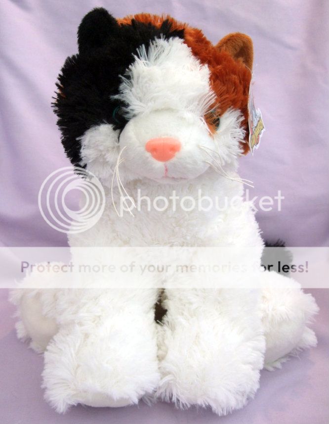 make a bear backpack kit- 16" calico cat - build a teddy barr
